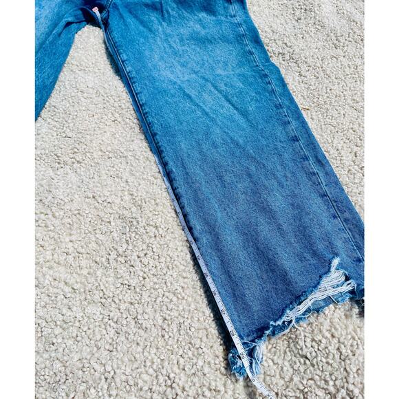 Revolve Lovers and Friends Ryan-High Straight Raw Hem-Size 32 - Picture 8 of 8